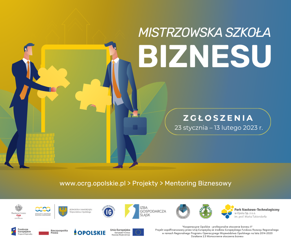 Logo - Mentoring biznesowy Województwa Opolskiego
