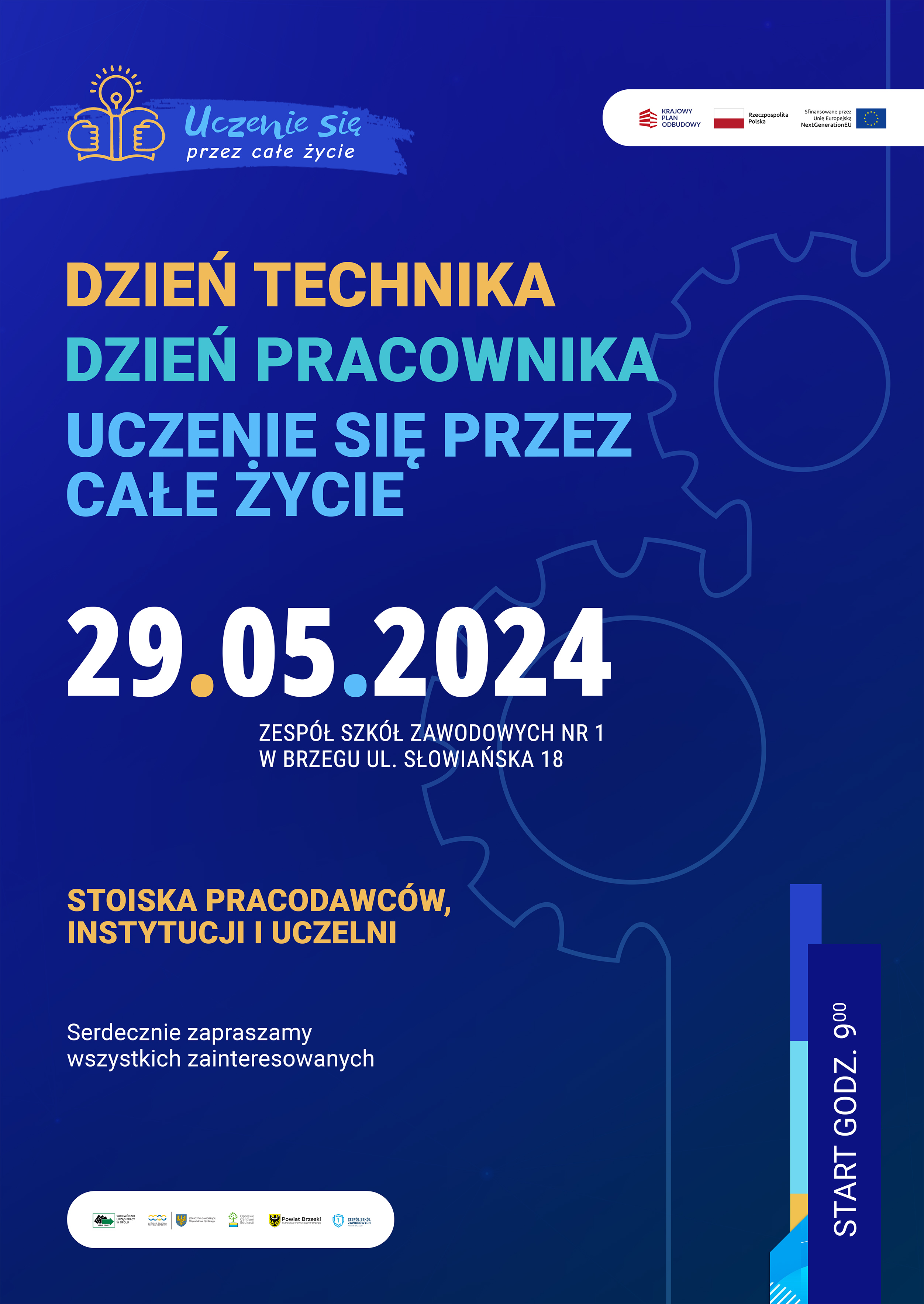 Plakat wydarzenia Dzień Technika Dzień Pracownika