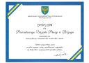 Dyplom od Marszałka Województwa Opolskiego